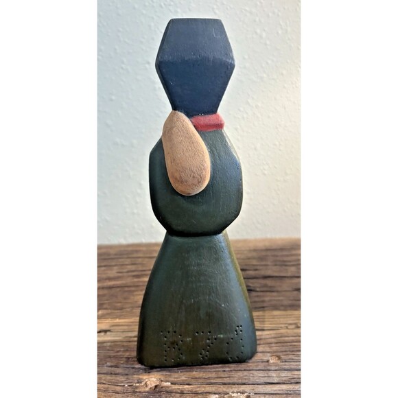 Benedito José Dos Santos Brazil Wood Block Carved Religious Figurine - Picture 3 of 11